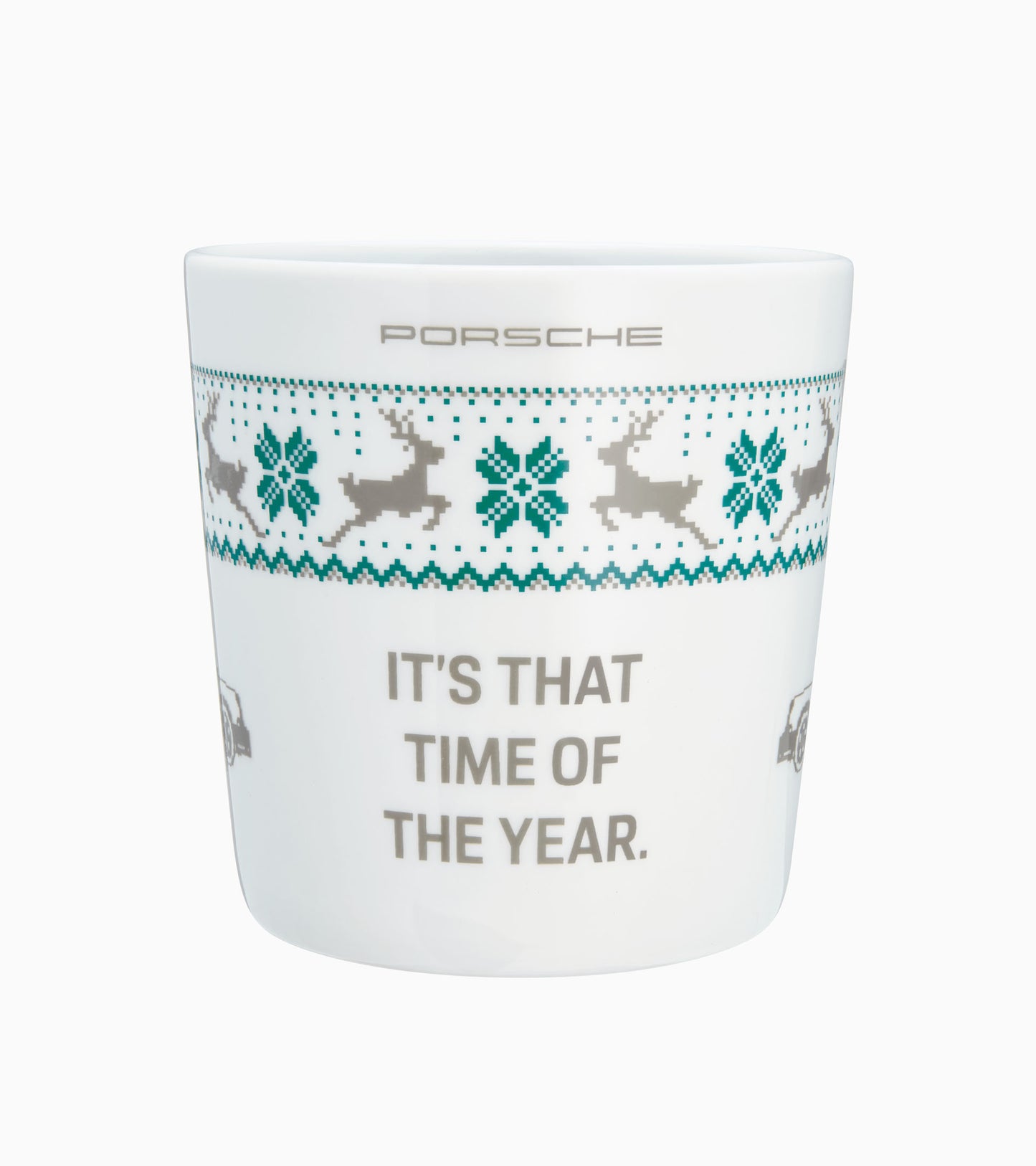 Christmas cup green/grey