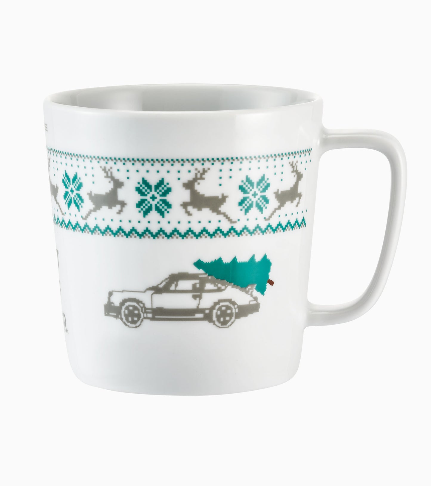 Christmas cup green/grey
