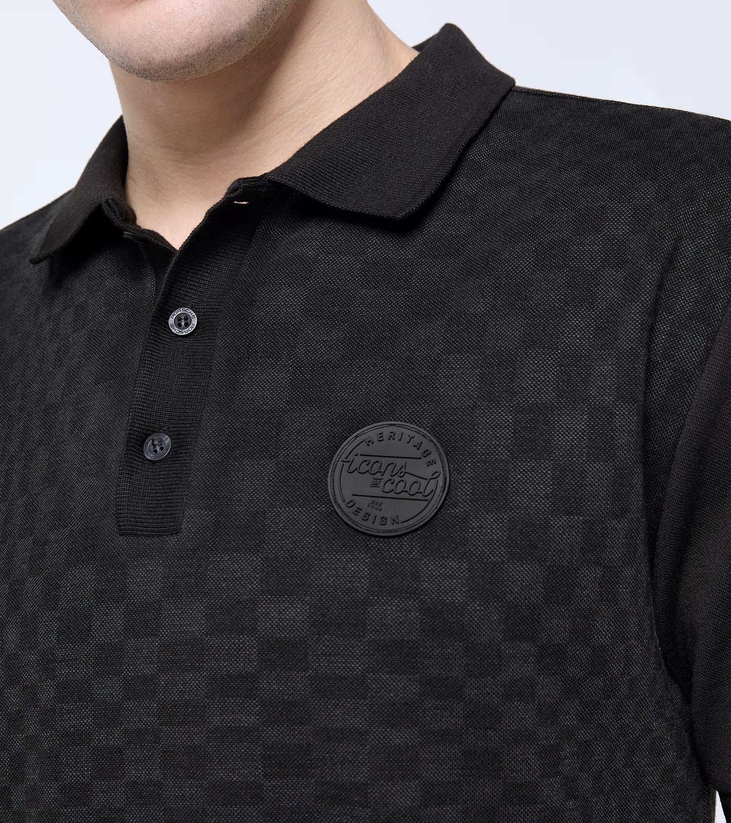 Jacquard polo T-shirt - S - 911 Spirit 70