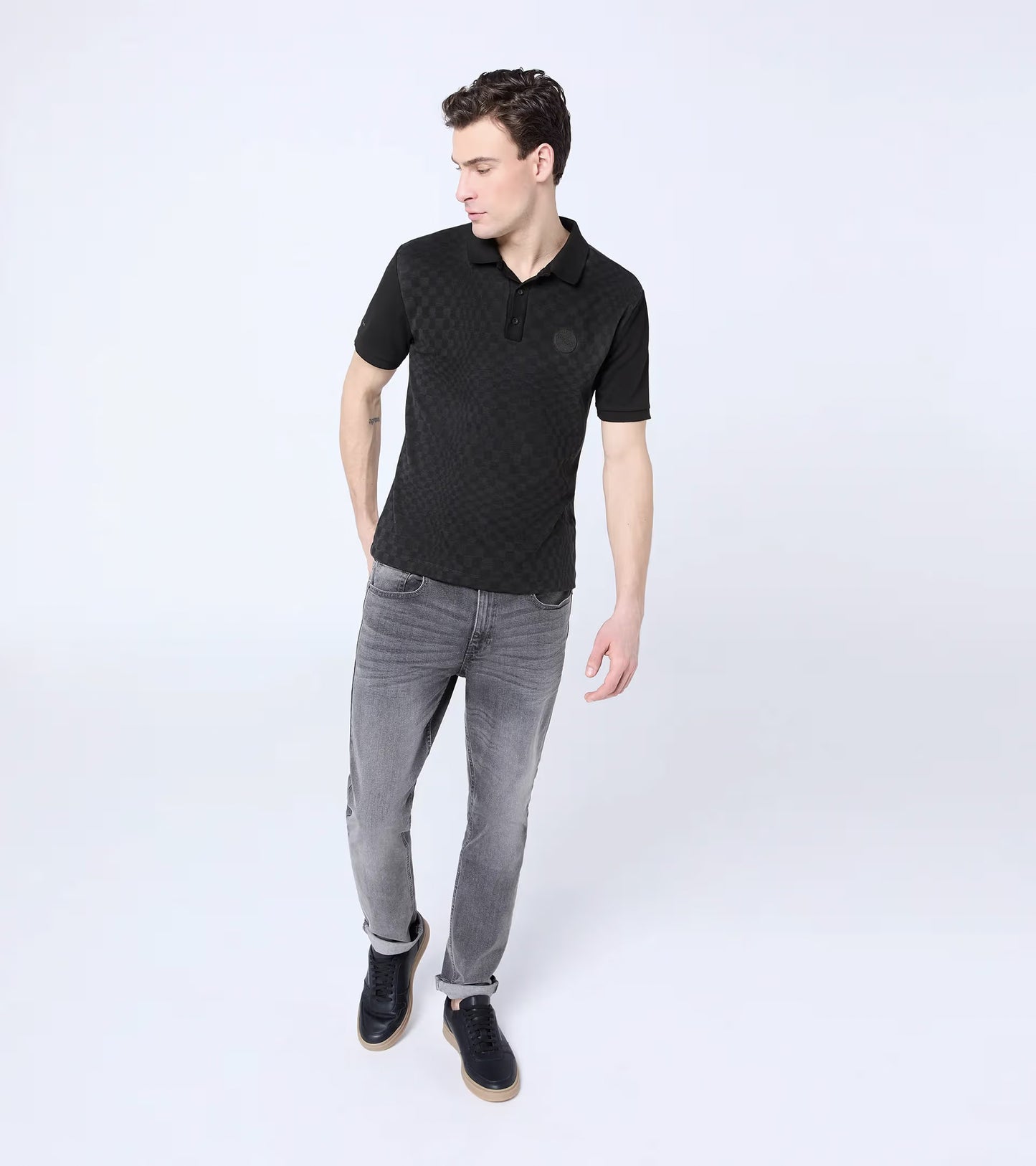 Jacquard polo T-shirt - S - 911 Spirit 70