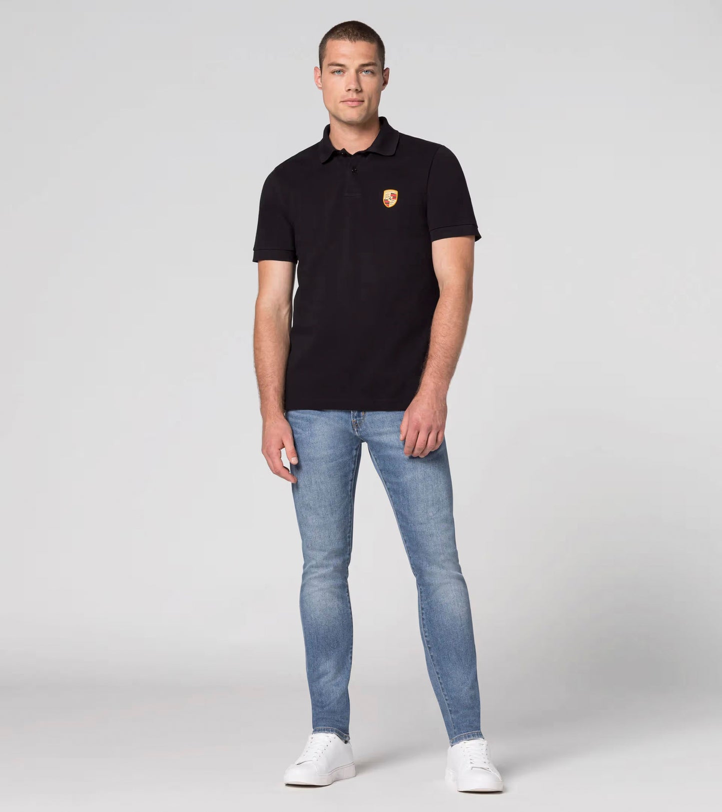 Porsche crest polo shirt - S - Essential