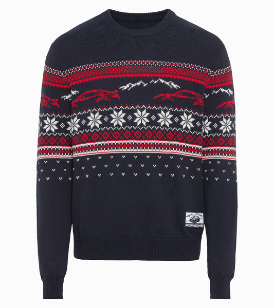 Unisex knitted pullover - M - Christmas