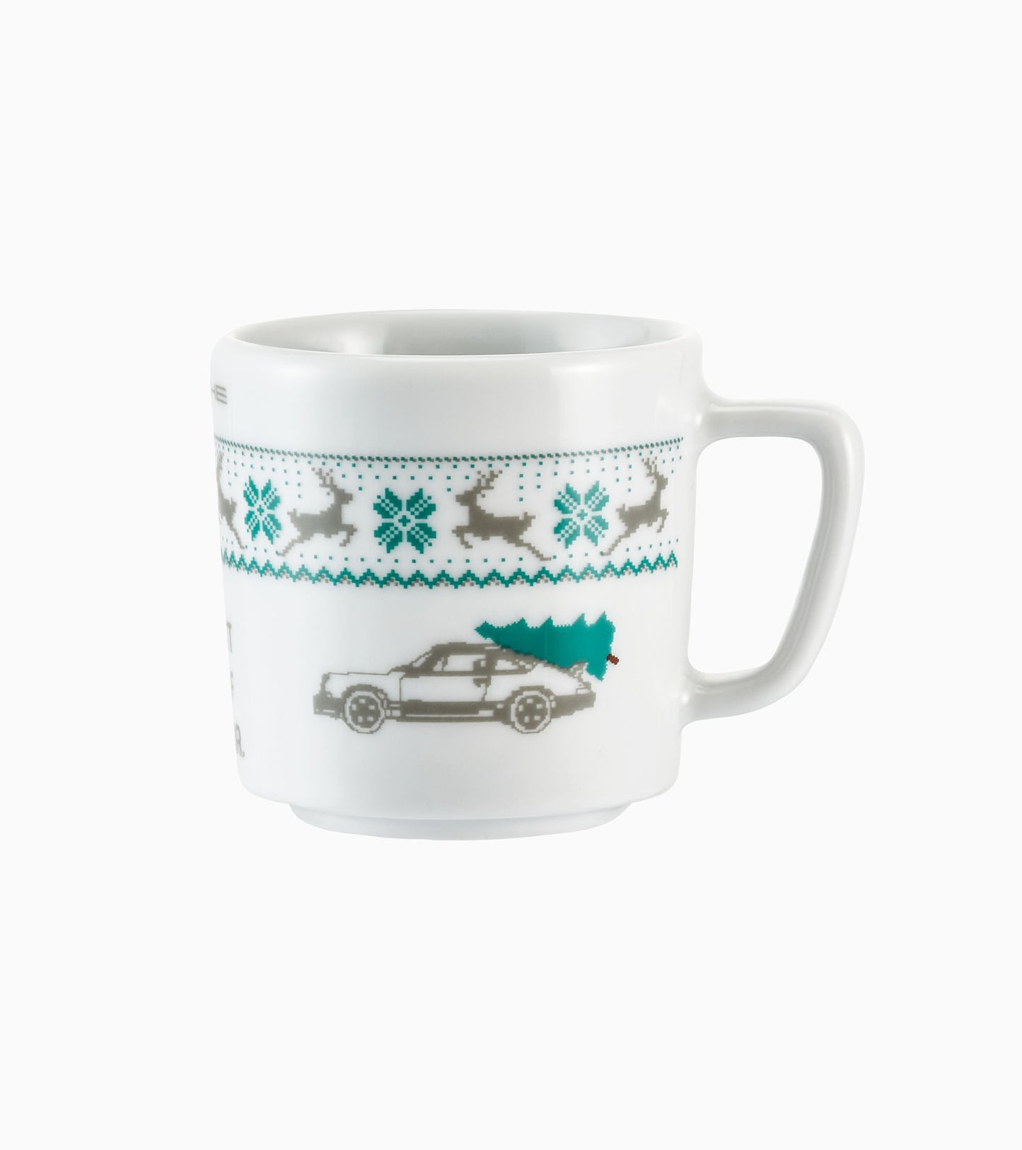 Christmas espresso cup green