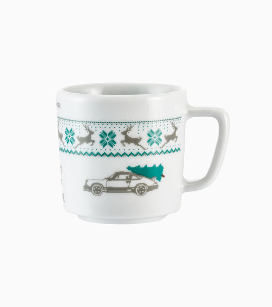 Christmas espresso cup green