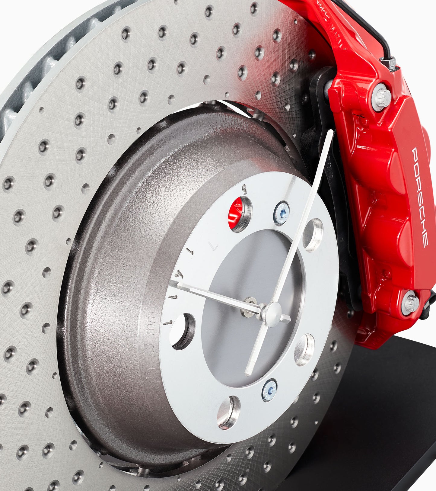 911 brake disc clock
