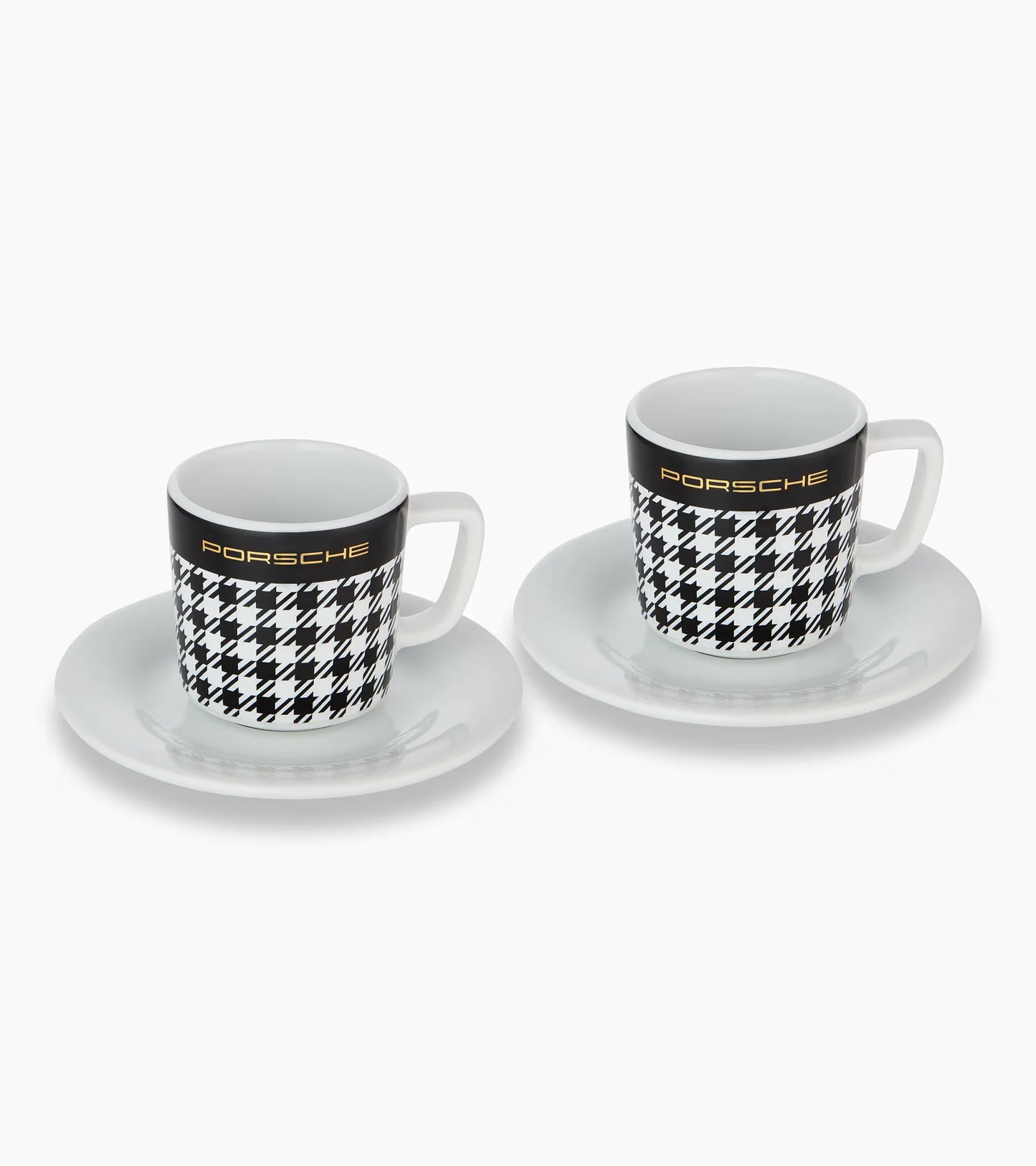 Duo espresso cups Black/white
